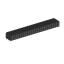 2207R-48G (PBD2-48R, DS1026-13-2X24S8BR) розетка угловая двухрядная (гнездо) на плату для монтажа в отверстия; шаг 2.00x2.00мм; 2x24-конт.