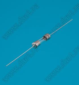 5SP 3.15A (GTP3.15), 5,0x20mm, 250V, SLOW предохранитель стеклянный запаздывающий с выводами