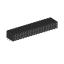 2207R-34G (PBD2-34R, DS1026-13-2X17S8BR) розетка угловая двухрядная (гнездо) на плату для монтажа в отверстия; шаг 2.00x2.00мм; 2x17-конт.