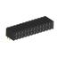 2207R-26G (PBD2-26R, DS1026-13-2X13S8BR) розетка угловая двухрядная (гнездо) на плату для монтажа в отверстия; шаг 2.00x2.00мм; 2x13-конт.