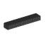 2207R-38G (PBD2-38R, DS1026-13-2X19S8BR) розетка угловая двухрядная (гнездо) на плату для монтажа в отверстия; шаг 2.00x2.00мм; 2x19-конт.