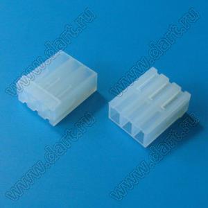 2220H-03 (PHU-3, A3961-03Y, Molex 0009503-0300, DS1072-03FCT) корпус розетки на кабель; шаг 3,96мм; 3-конт.; нейлон-66