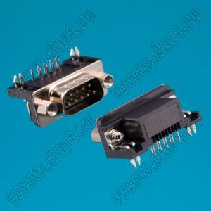 5504F3-09P-SMD вилка для поверхностного монтажа, 9 контактов