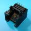 5611-08-200-001-H-L (TJ4-8P8C)-SOCKET розетка RJ-45 на плату, 8 позиций, 8 контактов