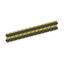 2208DI-76G-2400 (2x38) вилка открытая прямая двухрядная с двойным изолятором на плату для монтажа в отверстия, шаг 2,00 x 2,00 мм, А=2мм, В=18мм, С=4мм, 2х38 конт.