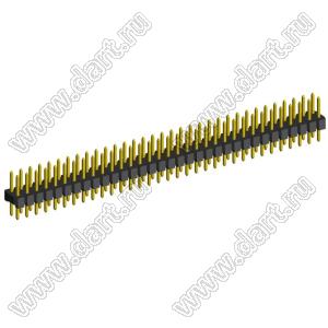 2208S-66G-H15 (PLD2-66) вилка прямая двухрядная, шаг 2,0 мм, 2х33 конт.