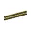 2208DI-68G-2400 (2x34) вилка открытая прямая двухрядная с двойным изолятором на плату для монтажа в отверстия, шаг 2,00 x 2,00 мм, А=2мм, В=18мм, С=4мм, 2х34 конт.