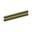 2208DI-62G-2400 (2x31) вилка открытая прямая двухрядная с двойным изолятором на плату для монтажа в отверстия, шаг 2,00 x 2,00 мм, А=2мм, В=18мм, С=4мм, 2х31 конт.