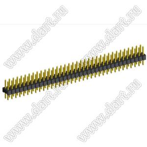 2208S-70G-H15 (PLD2-70) вилка прямая двухрядная, шаг 2,0 мм, 2х35 конт.