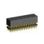 1999SDI-056G-935 розетка прямая четырехрядная с двойным изолятором (гнездо) на плату для монтажа в отверстия, шаг 2,00 x 2,00 мм А=3,8мм, В=9,35мм, 4х14 конт.