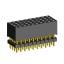 1999SDI-040G-935 розетка прямая четырехрядная с двойным изолятором (гнездо) на плату для монтажа в отверстия, шаг 2,00 x 2,00 мм А=3,8мм, В=9,35мм, 4х10 конт.