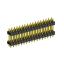 2208DI-34G-2400 (2x17) вилка открытая прямая двухрядная с двойным изолятором на плату для монтажа в отверстия, шаг 2,00 x 2,00 мм, А=2мм, В=18мм, С=4мм, 2х17 конт.