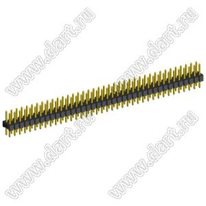 2208S-76G-H15 (PLD2-76) вилка прямая двухрядная, шаг 2,0 мм, 2х38 конт.