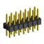 2208S-14G-H15 (PLD2-14) вилка прямая двухрядная, шаг 2,0 мм, 2х7 конт.; P 2.00x2.00; 2x7-конт.