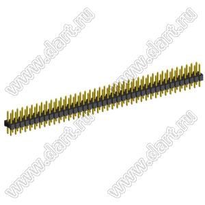2208S-80G-H20 (PLD2-80) вилка прямая двухрядная; шаг 2.00мм; P=2.00x2.00; 80-конт.