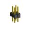2208S-04G-H15 (PLD2-04) вилка прямая двухрядная, шаг 2,0 мм, 2х2 конт.
