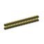 2208DI-74G-2400 (2x37) вилка открытая прямая двухрядная с двойным изолятором на плату для монтажа в отверстия, шаг 2,00 x 2,00 мм, А=2мм, В=18мм, С=4мм, 2х37 конт.