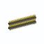 2208SMDI-42G-3090-PG вилка открытая прямая двухрядная приподнятая с направляющими на плату для поверхностного (SMD) монтажа; шаг 2,00 x 2,00 мм; (2x21) конт.