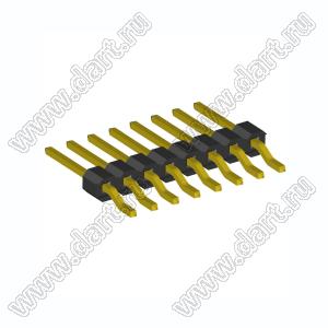 BL1225-1108Z штыри однорядные SMD горизонтальные; 8-конт.