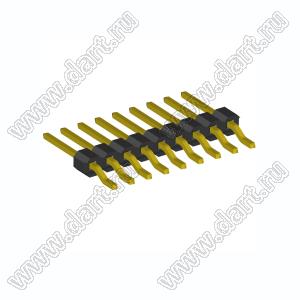 BL1225-1109Z штыри однорядные SMD горизонтальные; 9-конт.