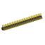 2204R-78G (2x39) вилка открытая угловая двухрядная на плату с увеличенным изолятором для монтажа в отверстия, шаг 2,00 x 2,00 мм, 78 конт.