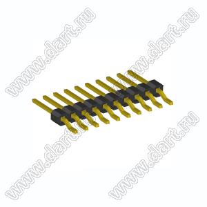 BL1225-1110Z штыри однорядные SMD горизонтальные; 10-конт.