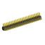 2204R-58G (2x29) вилка открытая угловая двухрядная на плату с увеличенным изолятором для монтажа в отверстия, шаг 2,00 x 2,00 мм, 58 конт.