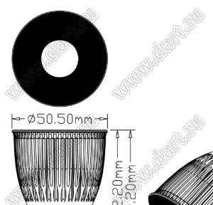 BL-SZMR16005WW лампа светодиодная; MR16 (GU5,3); Uп=12...24В; P=5Вт; 2700...3000К; теплый белый; Q=10...60°; Φν=180лм; D=50мм; L=54,5мм; 1x5 Вт эмиттер