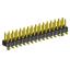 2208SM-32G-PG вилка SMD прямая двухрядная с направляющими в плату, шаг 2,0 мм, 2х16конт.