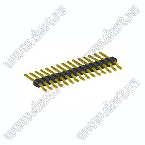 BL1225-1115Z штыри однорядные SMD горизонтальные; 15-конт.