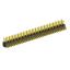 2204R-68G (2x34) вилка открытая угловая двухрядная на плату с увеличенным изолятором для монтажа в отверстия, шаг 2,00 x 2,00 мм, 68 конт.