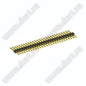 BL1225-1127Z штыри однорядные SMD горизонтальные; 27-конт.