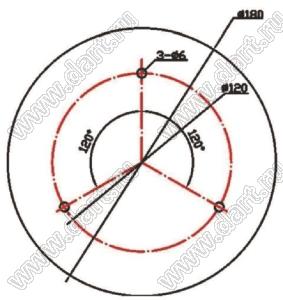 BL-ECJN005WW светильник офисный; Uп=85...265В (AC 50/60 Гц); P=5Вт; Φν=400лм; Q=160°; 3000±200К; теплый белый; D=180мм; H=66мм; COB