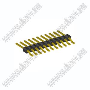 BL1225-1111Z штыри однорядные SMD горизонтальные; 11-конт.