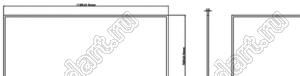 BL-PF4800CW панель светодиодная; 100...240V AC 50/60Hz; 300x1200мм; P=48Вт; типоразмер светодиодов SMD5630; 5500...6500К; холодный белый; Φν=3800лм