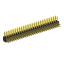 2204R-56G (2x28) вилка открытая угловая двухрядная на плату с увеличенным изолятором для монтажа в отверстия, шаг 2,00 x 2,00 мм, 56 конт.