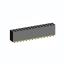 2214SM-28G-85 (PBD-28S) розетка двухрядная прямая (гнездо) на плату для поверхностного (SMD) монтажа, высота 8,5 мм; шаг 2,54 x 2,54 мм, 2х14 конт.; шаг 2.54мм; P=2,54мм