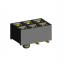 2214SM-06G-37D-PG розетка двухрядная прямая с направляющими на плату для поверхностного (SMD) монтажа, высота изолятора 3,7 мм; 6-конт.; P=2,54мм