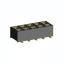 2214SM-10G-37D розетка двухрядная прямая (гнездо) на плату для поверхностного (SMD) монтажа, высота изолятора 3,7 мм, шаг 2,54 мм, 2х5 конт.