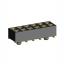 2214SM-12G-37D-PG розетка двухрядная прямая с направляющими на плату для поверхностного (SMD) монтажа, высота изолятора 3,7 мм; 12-конт.; P=2,54мм