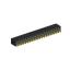 2214ВR-44G-SM (2259-0222ANG0MUT01) розетка с боковым входом двухрядная (гнездо) на плату для поверхностного (SMD) монтажа, шаг 2,54 x 2,54 мм, 2х22 конт.; шаг 2.54мм; P=2,54мм