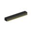 2214ВR-42G-SM (2259-0221ANG0MUT01) розетка с боковым входом двухрядная (гнездо) на плату для поверхностного (SMD) монтажа, шаг 2,54 x 2,54 мм, 2х21 конт.; шаг 2.54мм; P=2,54мм
