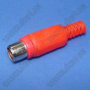 RP-406R гнездо RCA на провод красное