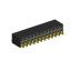 2214ВR-24G-SM (2259-0212ANG0MUT01) розетка с боковым входом двухрядная (гнездо) на плату для поверхностного (SMD) монтажа, шаг 2,54 x 2,54 мм, 2х12 конт.; шаг 2.54мм; P=2,54мм