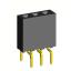 2212TB-03G-85-05-K0 розетка однорядная прямая (гнездо) на плату для монтажа в отверстия, высота изолятора 8,5 мм; 3-конт.; P=2,54мм