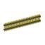 2213DI-74G-1940 (PLHD-74, KLS1-218-2-74-S-3.0*6.0*19.4) вилка штыревая открытая прямая с двойным изолятором двухрядная на плату для монтажа в отверстия; шаг 2.54мм; P=2,54x2,54мм; 2x37-конт.; 