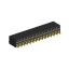 2214ВR-30G-SM (2259-0215ANG0MUT01) розетка с боковым входом двухрядная (гнездо) на плату для поверхностного (SMD) монтажа, шаг 2,54 x 2,54 мм, 2х15 конт.; шаг 2.54мм; P=2,54мм