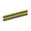 2213DI-70G-1940 (PLHD-70, KLS1-218-2-70-S-3.0*6.0*19.4) вилка штыревая открытая прямая с двойным изолятором двухрядная на плату для монтажа в отверстия; шаг 2.54мм; P=2,54x2,54мм; 2x35-конт.; 