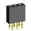2212TB-03G-85-04 розетка однорядная прямая (гнездо) на плату для монтажа в отверстия, высота изолятора 8,5 мм; 3-конт.; P=2,54мм