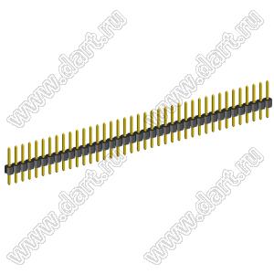 BL1225-1139S штыри однорядные прямые; шаг 2.54мм; 39-конт.